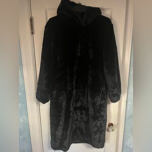 Faux fur dress